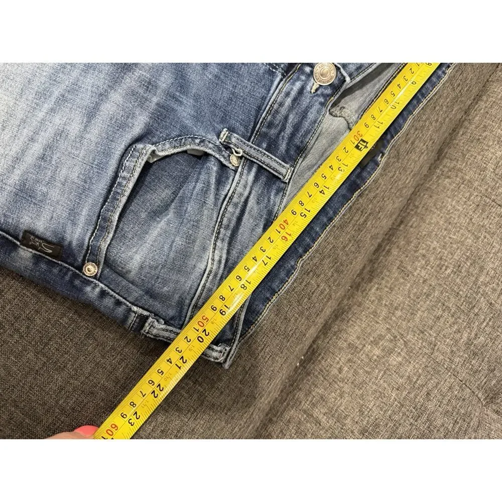 Silver Jeans Co Grayson Jeans Mens 42x32 Relaxed Straight Stretch Blue Denim